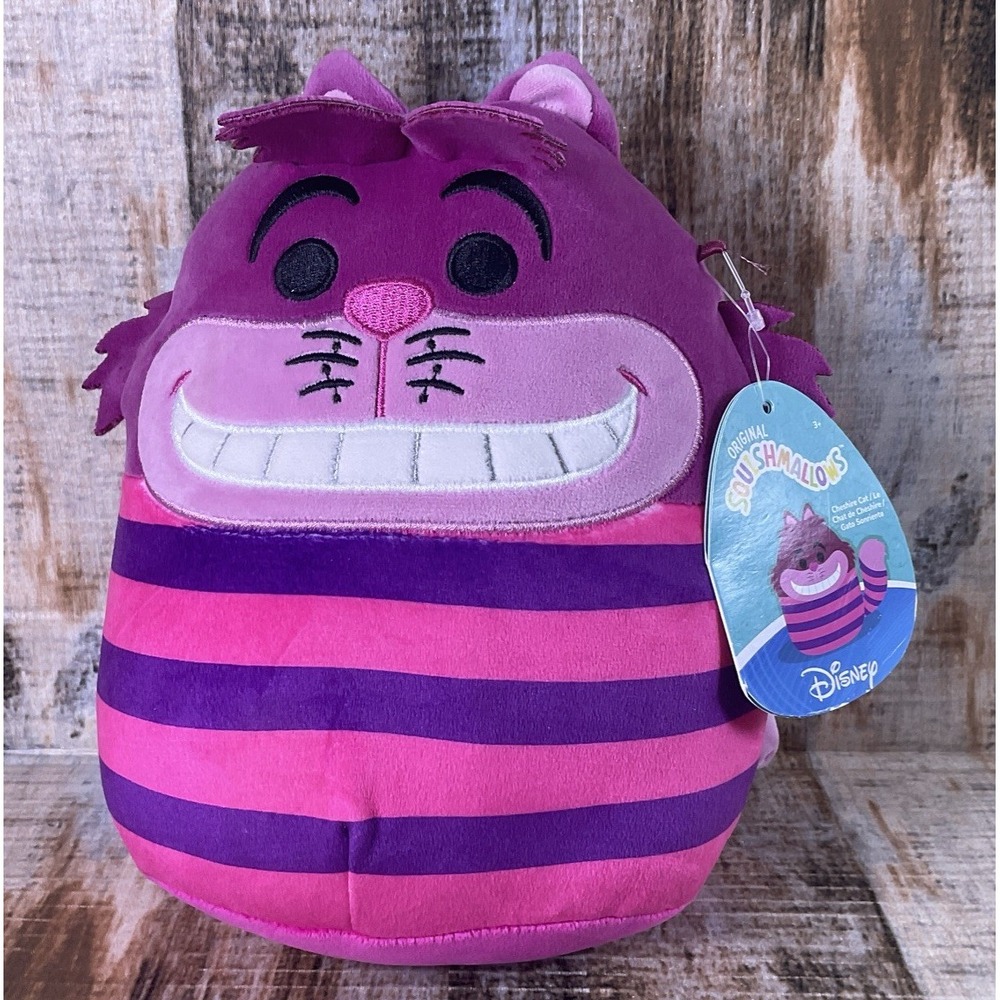 Squishmallows Cheshire Cat Disney Alice In Wonderland Plush 8" New!